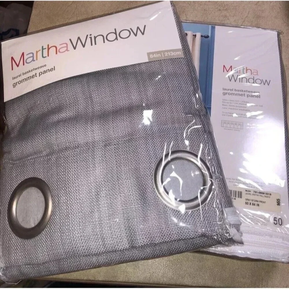 Pair MARTHA WINDOW Grommet‎ Panel 50” X 84